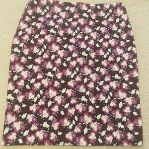 Banana Republic Floral Pencil Skirt
